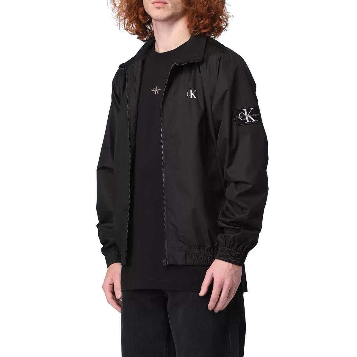 Jaqueta Bomber Calvin Klein Jeans Recycled Polyester Zip Up