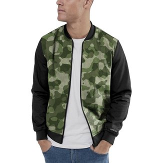 Jaqueta Bomber Chess Clothing Camuflado Masculina