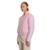 JAQUETA BOMBER ESSENTIALS 3 STRIPES KH4257 - ROSA CLARO/BRANCO G - Rosa+Branco