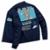 Jaqueta Bomber Fitness Esportiva Treino Musculação Corrida Street The New Future Abs Use Your Mind - Azul