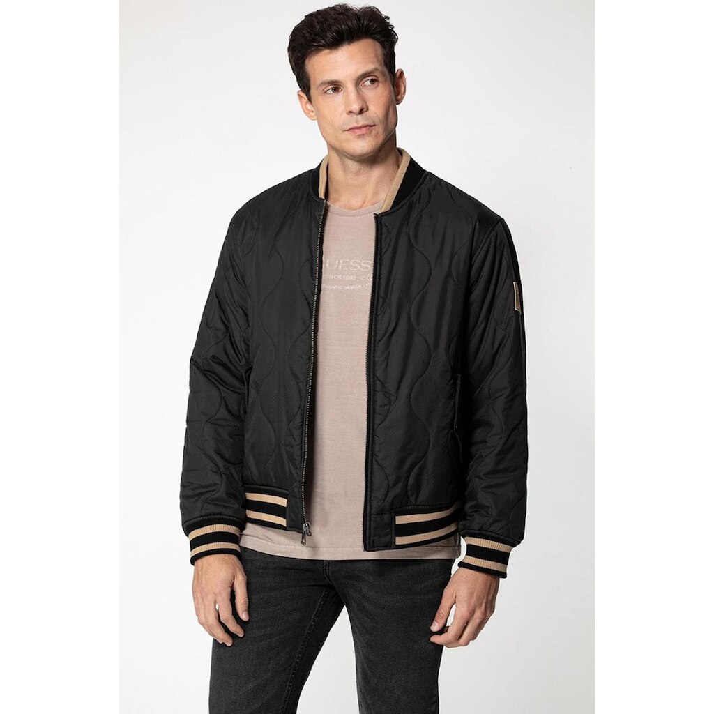 JAQUETA BOMBER GUESS PRETO