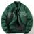 Jaqueta Bomber Masculina NEW YORK com Zíper Verde P