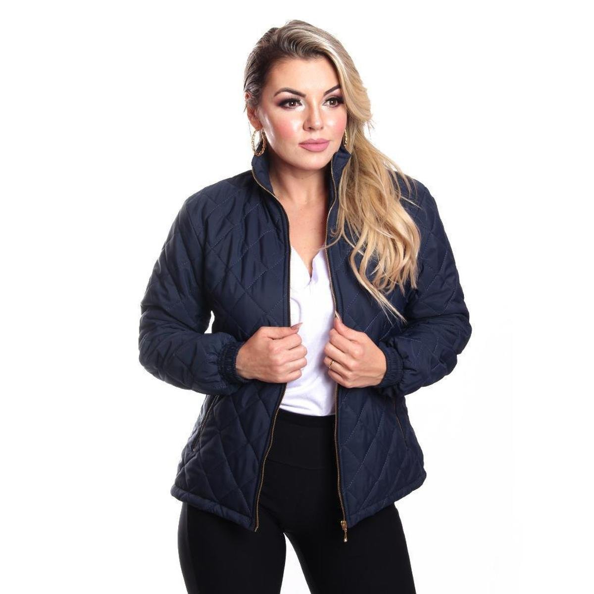 Jaqueta Bomber Ox Silver Matelassê Feminina Menor preço em Jaqueta Bomber Ox Silver Matelassê Feminina