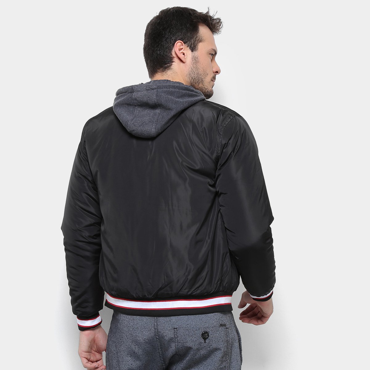 jaqueta bomber college masculina