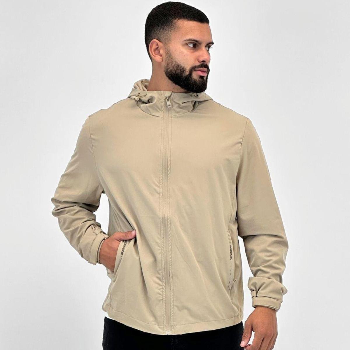 Jaqueta Broken Rules Corta Vento Masculina Zattini
