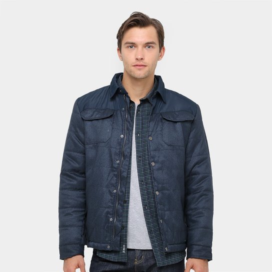 Jaqueta Burn Pocket Masculina - Marinho