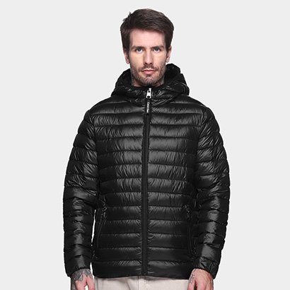 Jaqueta C/ Capuz Calvin Klein Matelassê Masculina - Masculino