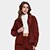Jaqueta Calvin Klein Casual Feminina - Bordô