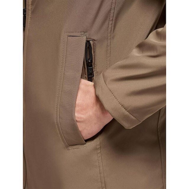 Jaqueta Calvin Klein Jeans Hooded Clássica Marrom
