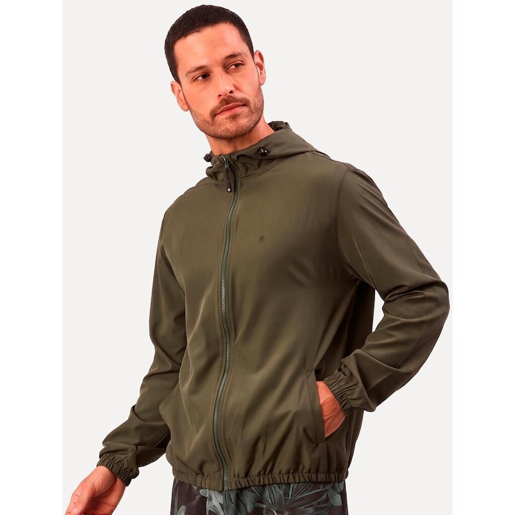 Jaqueta Calvin Klein Jeans Masculina CK Flex Verde Militar