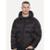 Jaqueta Calvin Klein Jeans Masculina Padded Hoodie Preta - Preto