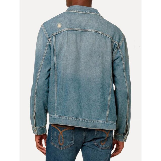 Jaqueta Calvin Klein Jeans Trucker Stoned Azul Escuro