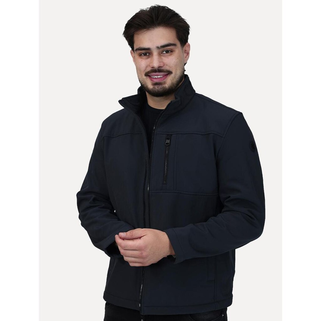Jaqueta Calvin Klein Masculina Basic FullZiper Aquaguard Chumbo