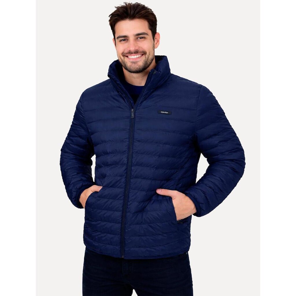 Jaqueta Calvin Klein Masculina Puffer Waterproof Azul Marinho 4LC506G 0598
