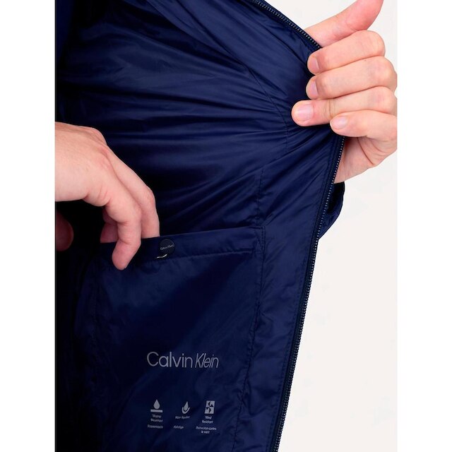 Jaqueta Calvin Klein Masculina Puffer Waterproof Azul Marinho 4LC506G 0598