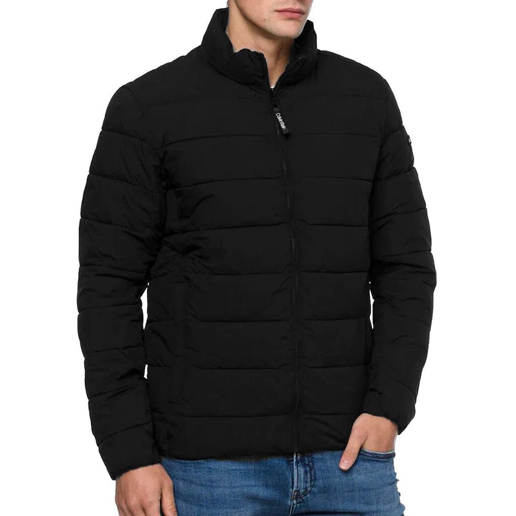 Jaqueta Calvin Klein Matelassê Full-Zip Masculina