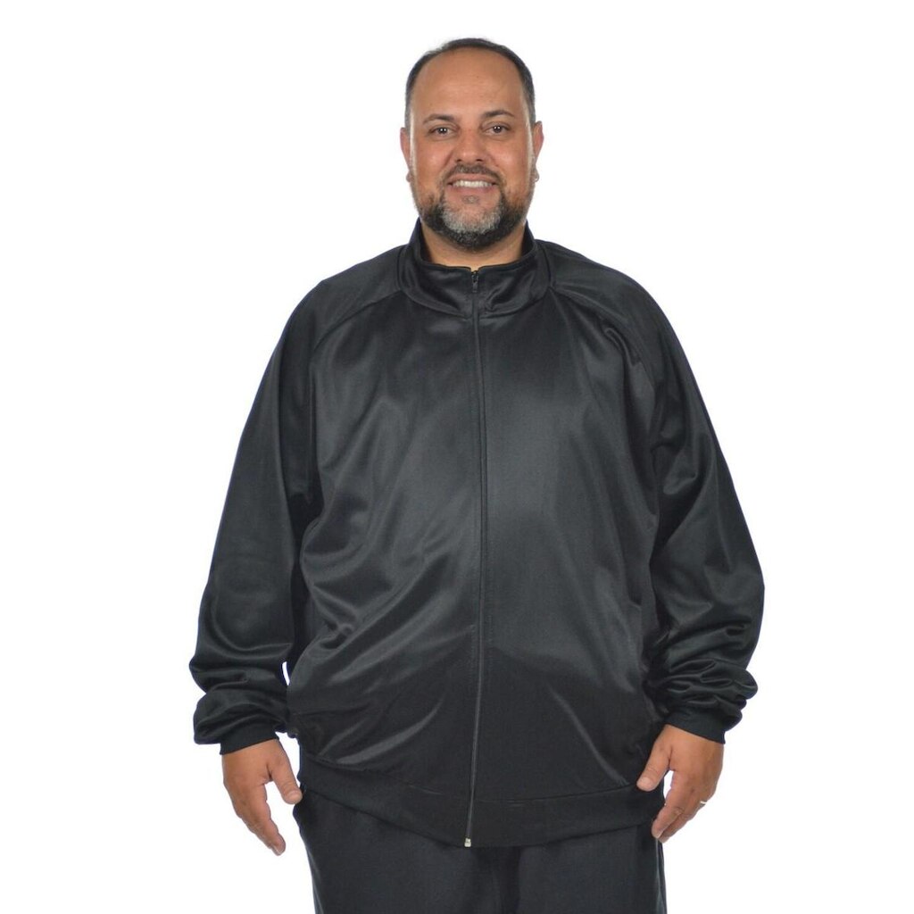 Jaqueta capitao plus size cx Preto 56