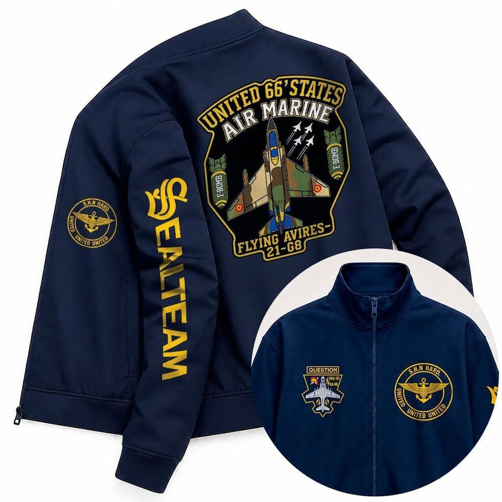 Jaqueta Casual Esportes Militar Marinha United States Navy Estilosa