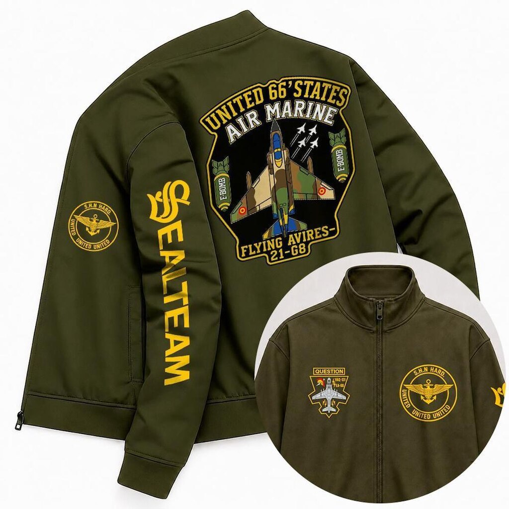 Jaqueta Casual Esportes Militar Marinha United States Navy Estilosa