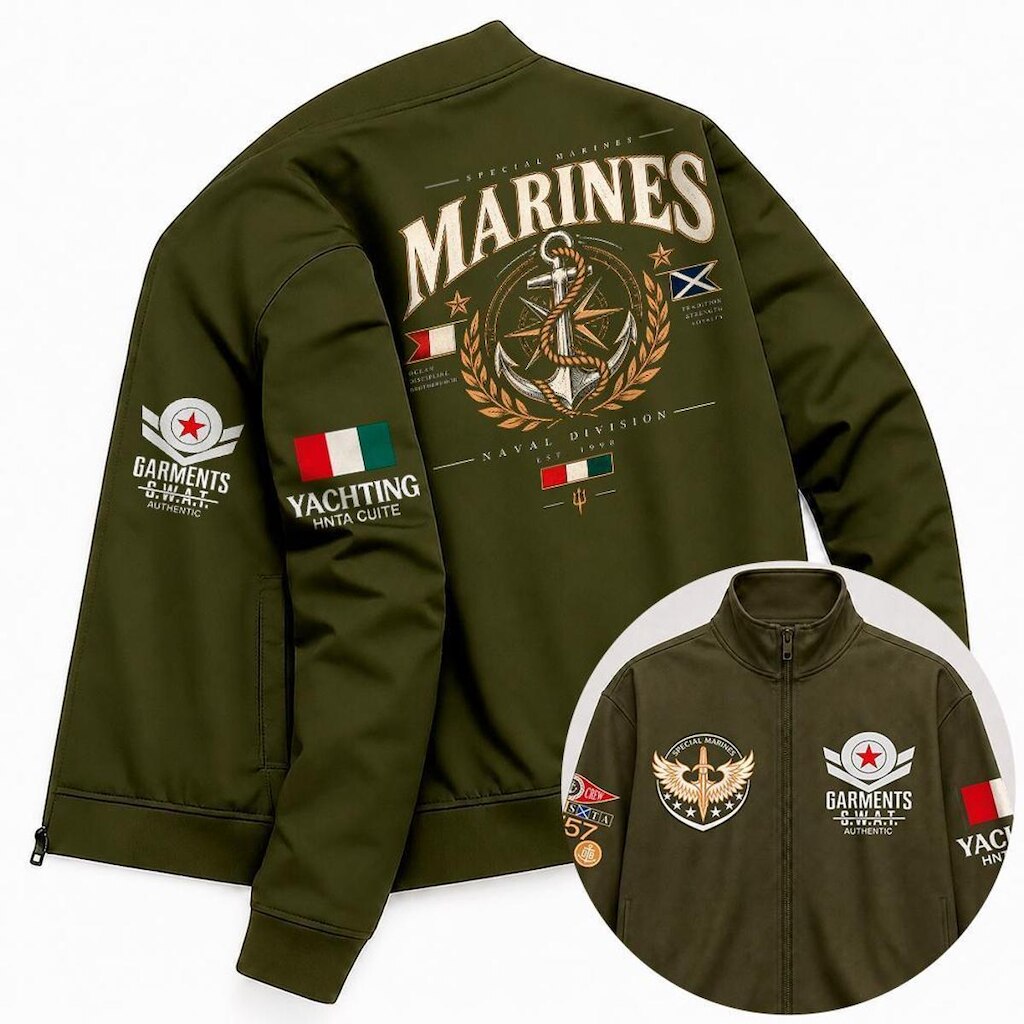 Jaqueta Casual Masculina Esportiva Dia a Dia Marinha States Estiloso Confortavel