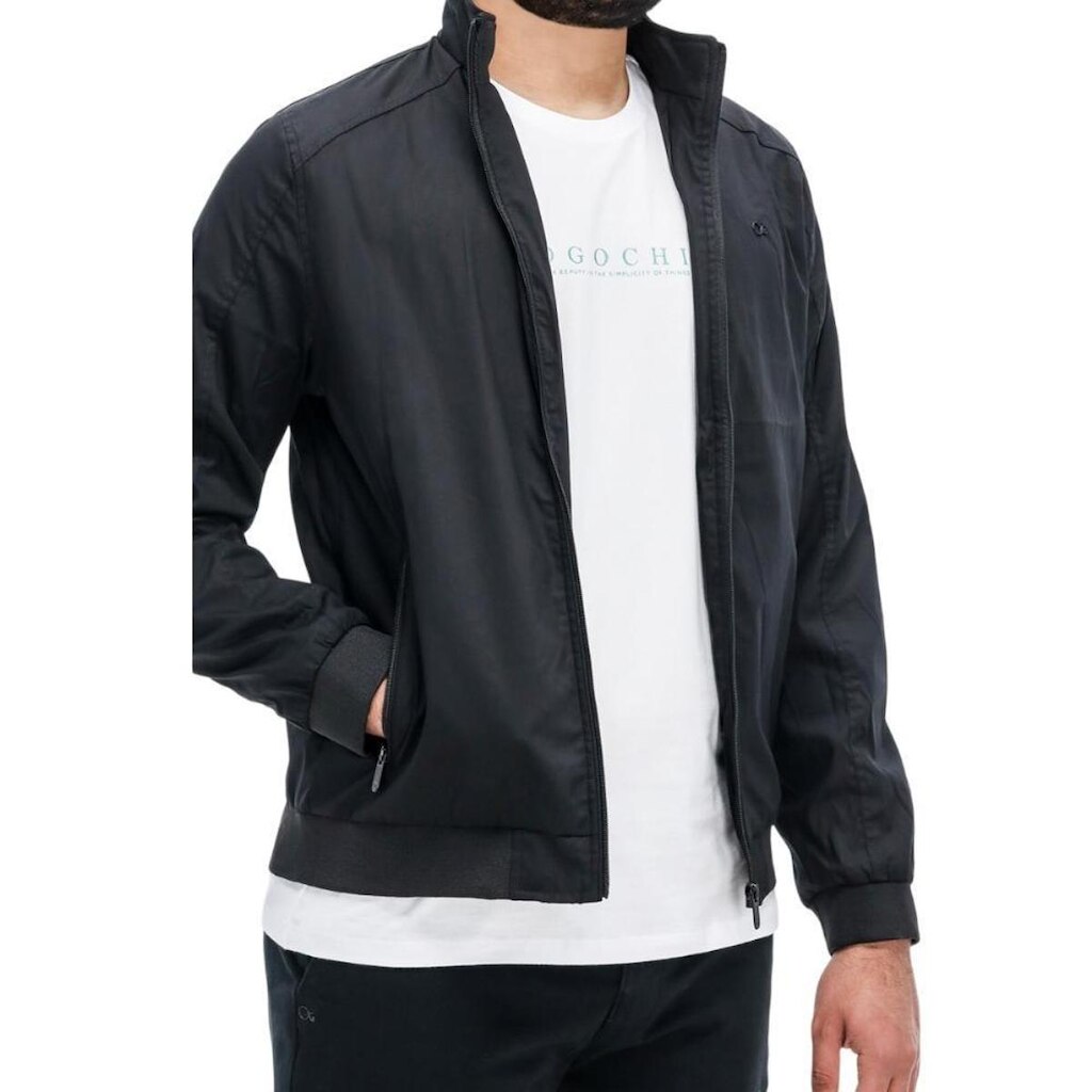 Jaqueta Casual Slim Masculina Ogochi 027530001 Preta