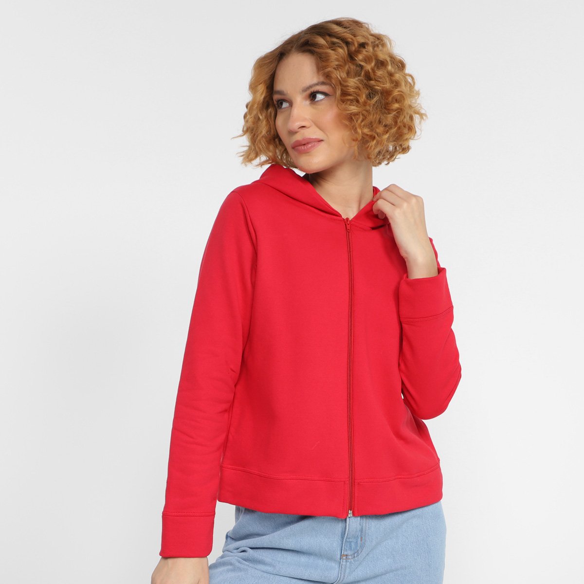 Jaqueta Cativa Moletom C/ Capuz Feminina - Vermelho Escuro é ruim? Jaqueta Cativa Moletom C/ Capuz Feminina - Vermelho Escuro é boa?