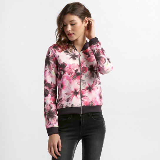Jaqueta Colcci Estampada - Rosa