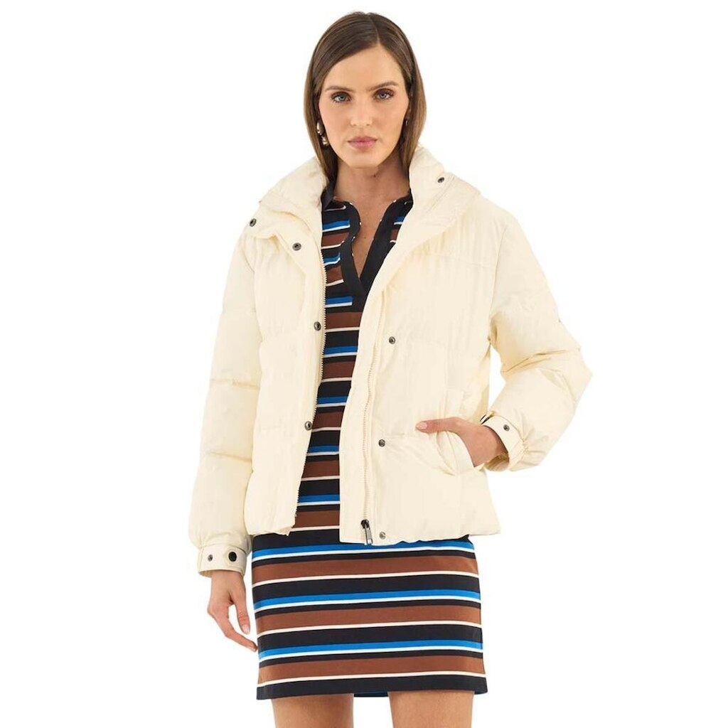 Jaqueta Colcci Matelasse Off Shell Feminina