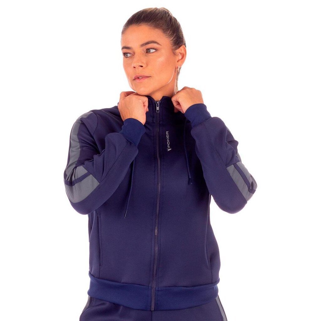 Jaqueta com Capuz Feminina Esportiva Conexão 12177
