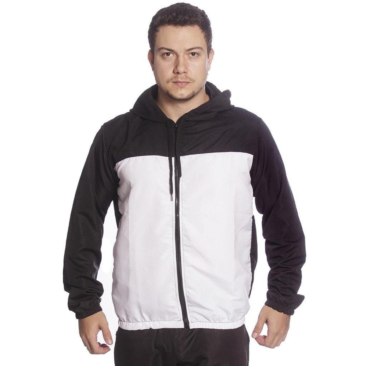 Jaqueta Corta Vento Blusa de Frio Aberta com Ziper e Capuz Menor preço em Jaqueta Corta Vento Blusa de Frio Aberta com Ziper e Capuz