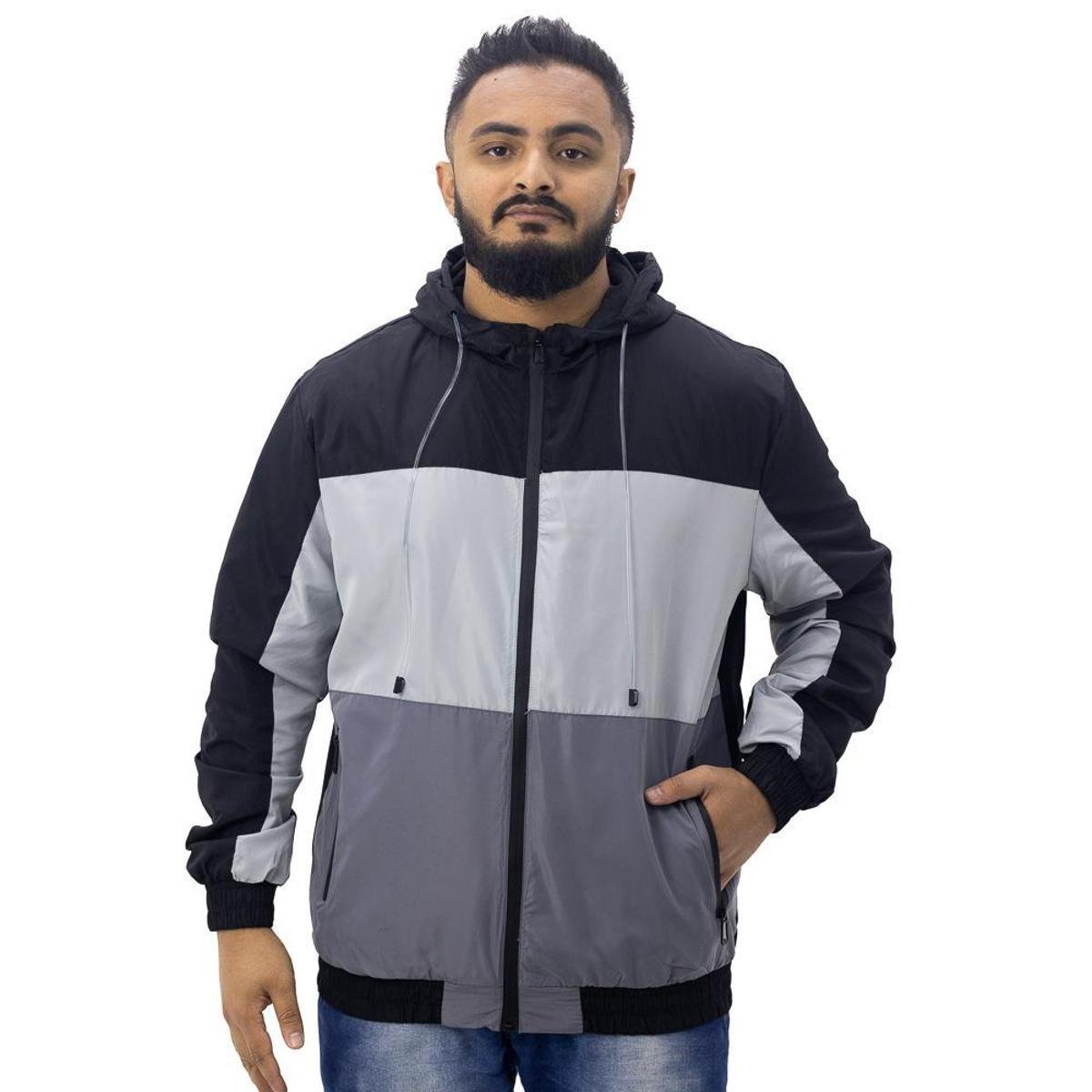 Jaqueta Corta Vento com Capuz e Bolso Masculina Sea Surf Preto Menor preço em Jaqueta Corta Vento com Capuz e Bolso Masculina Sea Surf Preto