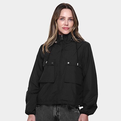 Jaqueta Corta Vento com Capuz Facinelli Cargo Feminina - Feminino