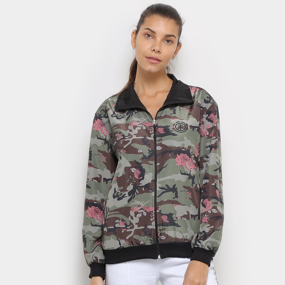 corta vento feminina dupla face