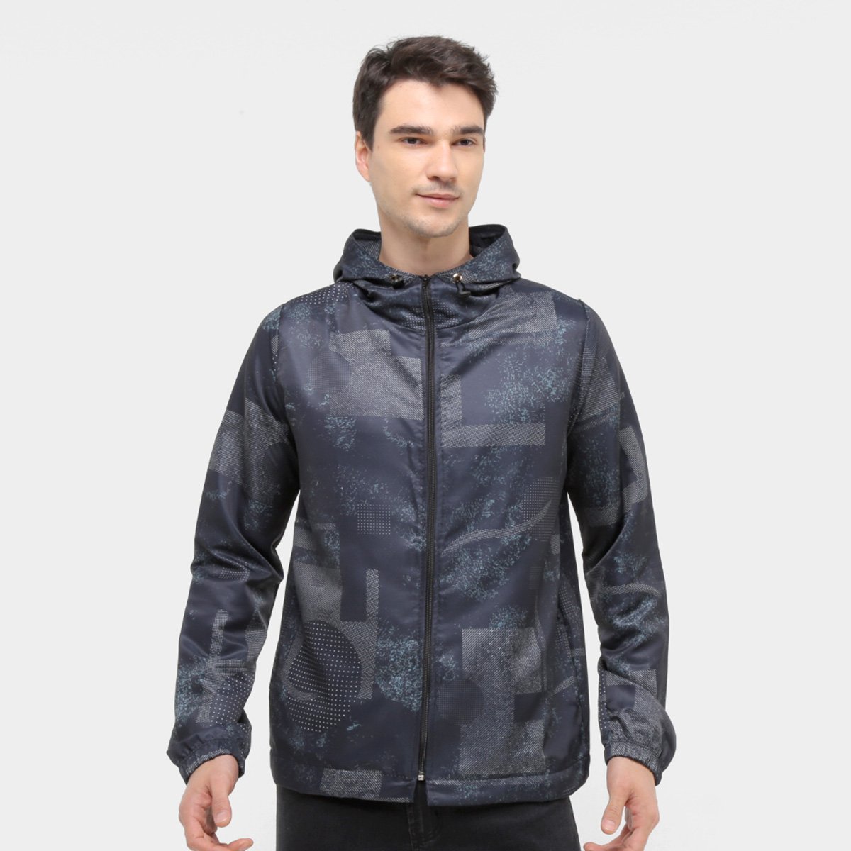 Jaqueta Corta Vento Energia Natural Esportivo Masculina - Preto é boa?