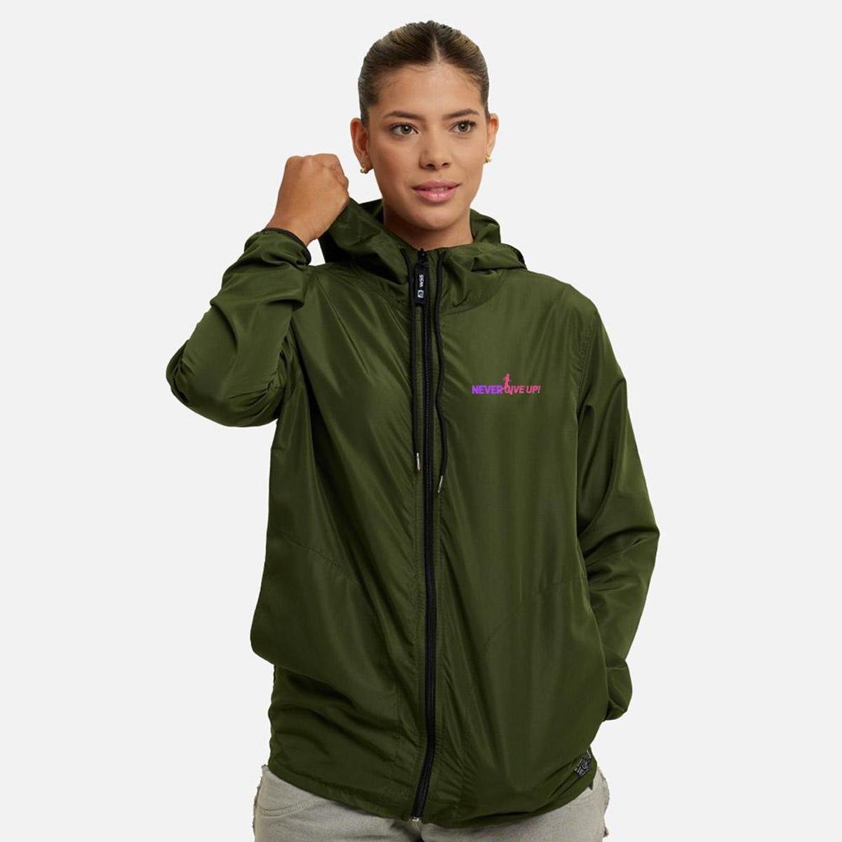 jaqueta palmeiras feminina verde riccieri Web Surf Shop