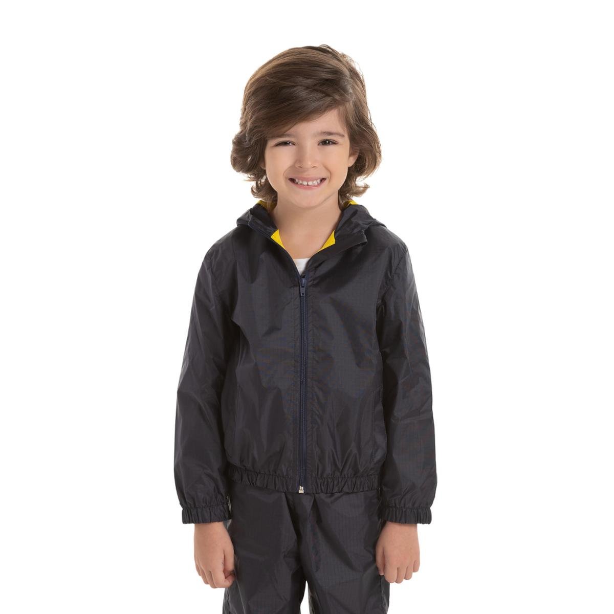 Jaqueta Corta Vento Infantil Parolli Rip Stop Forrada Masculina Menor preço em Jaqueta Corta Vento Infantil Parolli Rip Stop Forrada Masculina