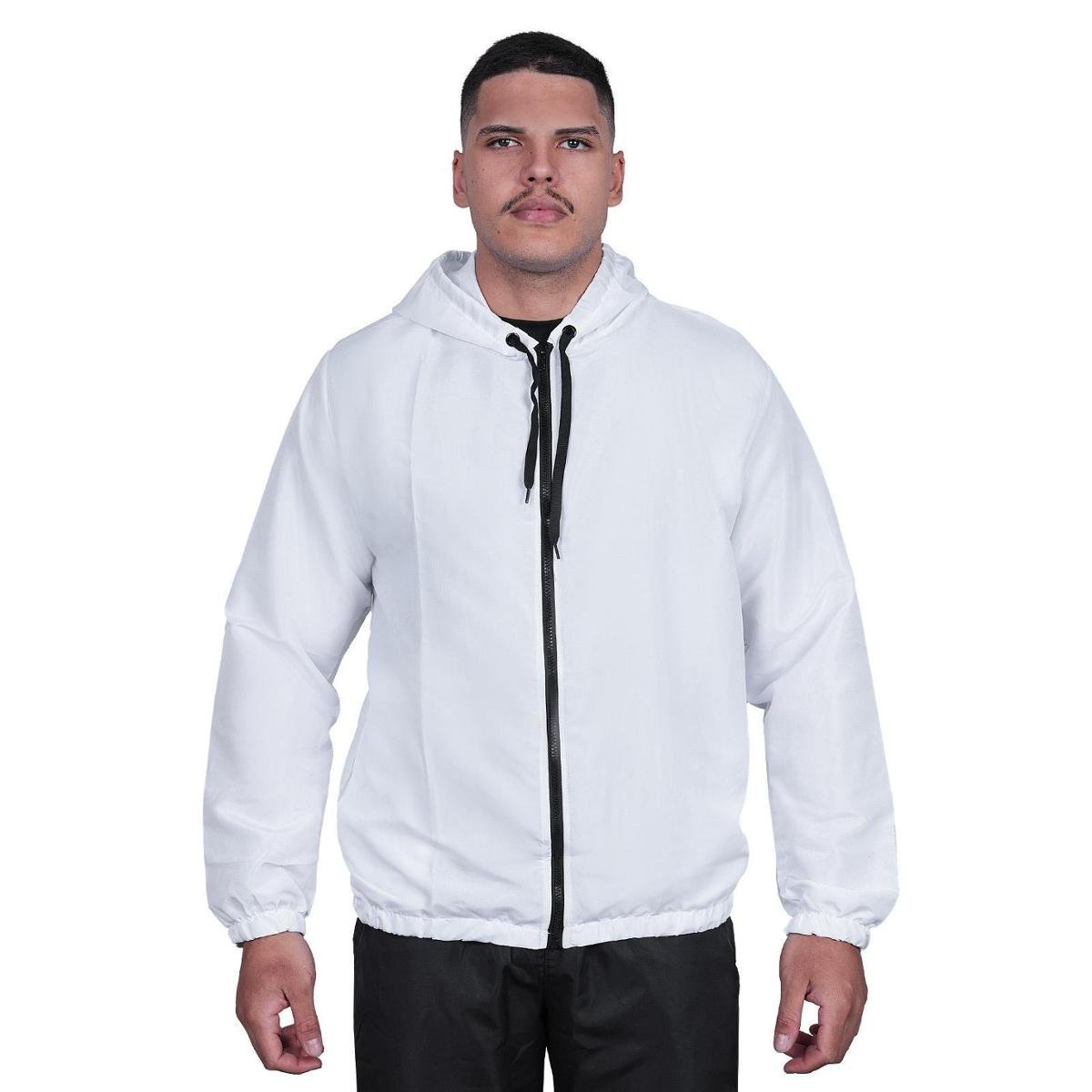 Menor preço em Jaqueta Corta Vento Masculina Com Capuz e Bolso