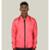 Jaqueta Corta Vento Masculina Repelente a Água WSS Brasil Gym Never Give Up - Rosa