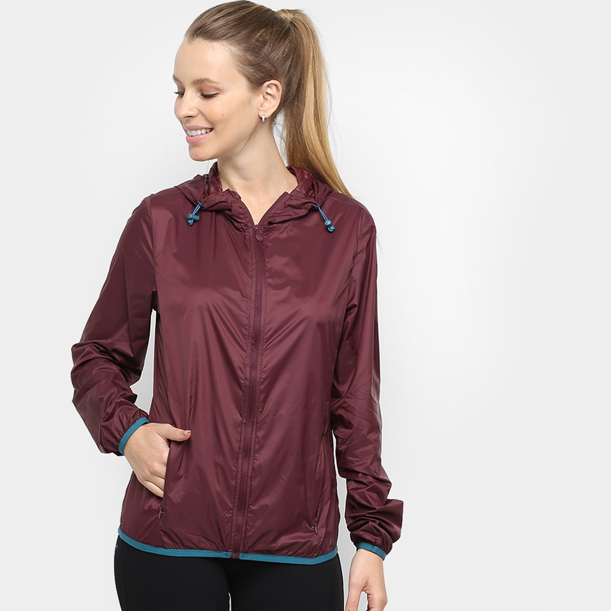 Jaqueta Corta Vento Olympikus Wind Break Fit Feminina - Vinho Menor preço em Jaqueta Corta Vento Olympikus Wind Break Fit Feminina - Vinho