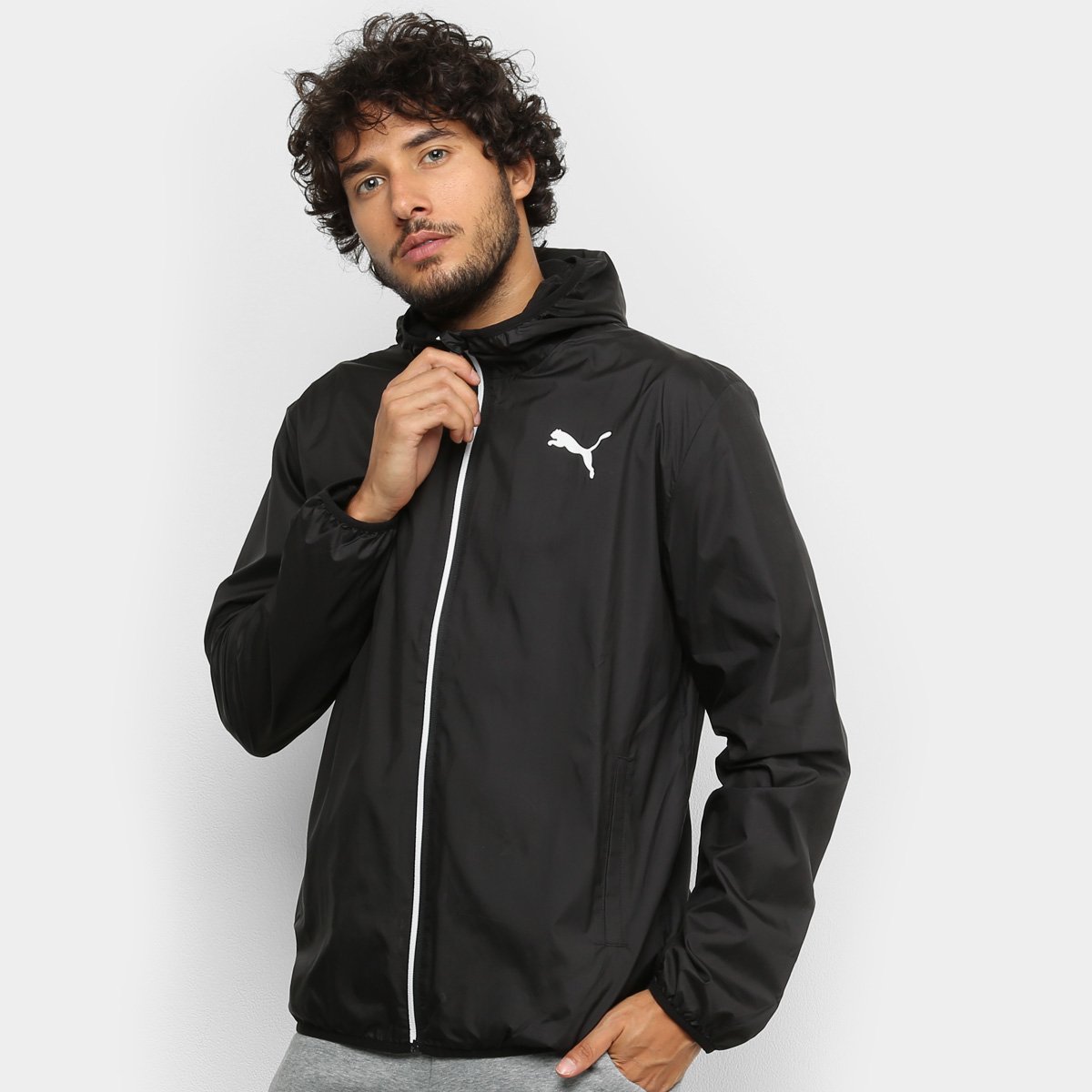 Jaqueta Corta Vento Puma Essentials Solid Masculina - Preto é ruim? Jaqueta Corta Vento Puma Essentials Solid Masculina - Preto é boa?