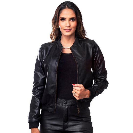 Leather Jacket Jacket Jaqueta De Couro Bomber Jaqueta De Couro