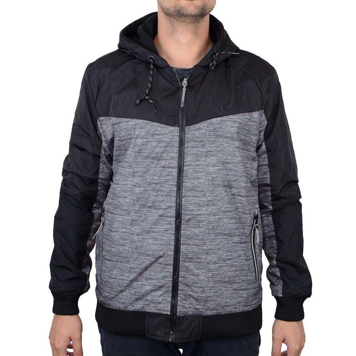 Casaco Da Gangster Masculino Jaqueta Corta Vento Dupla Face