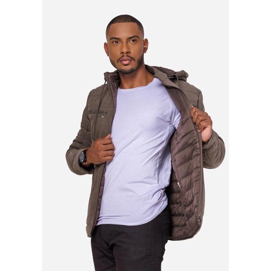 Jaqueta Dupla Face Jaqueta Marrom Jaqueta Masculina Dupla Face Marrom