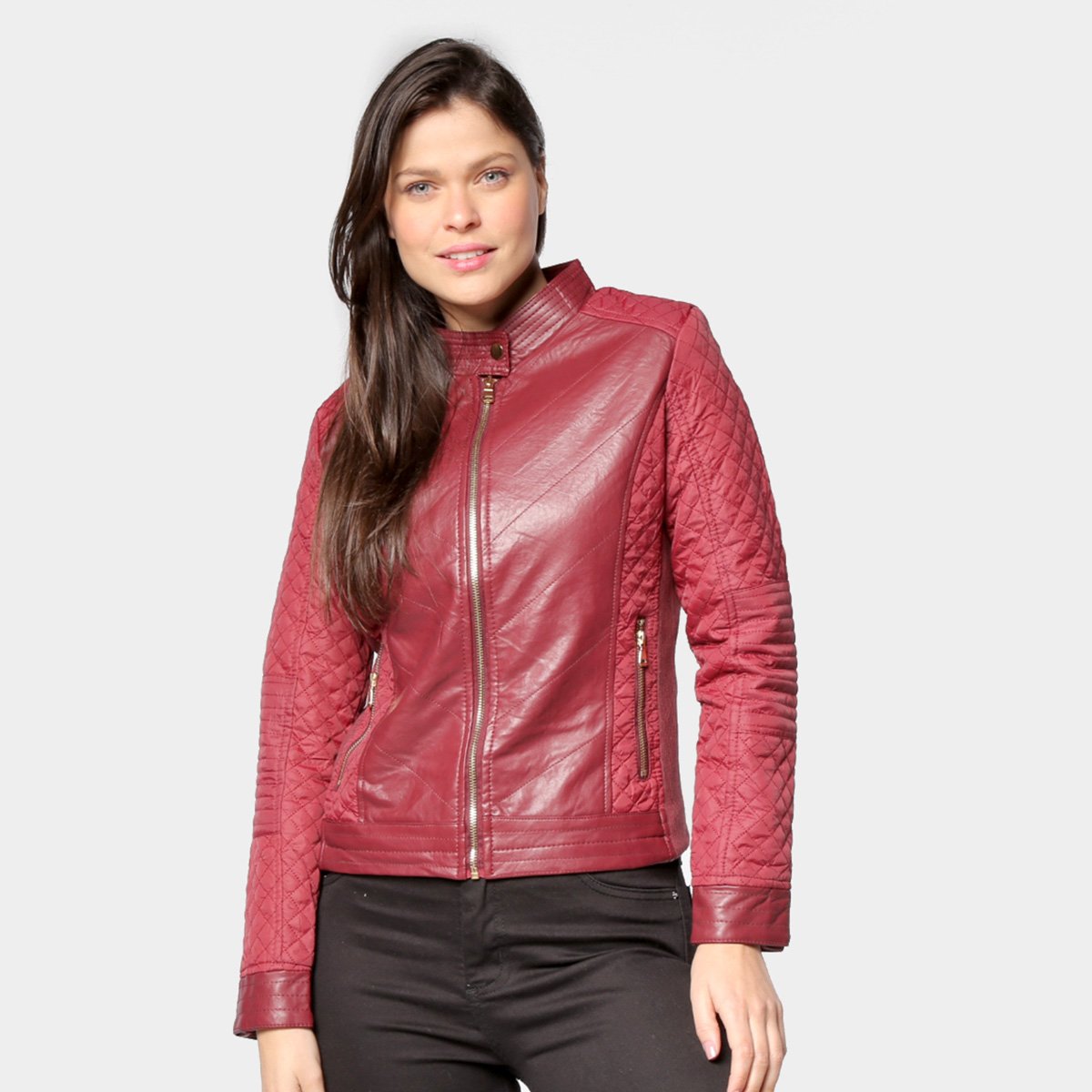 Jaqueta Eagle Rock Matelassê Feminina - Vinho é ruim? Jaqueta Eagle Rock Matelassê Feminina - Vinho é boa?