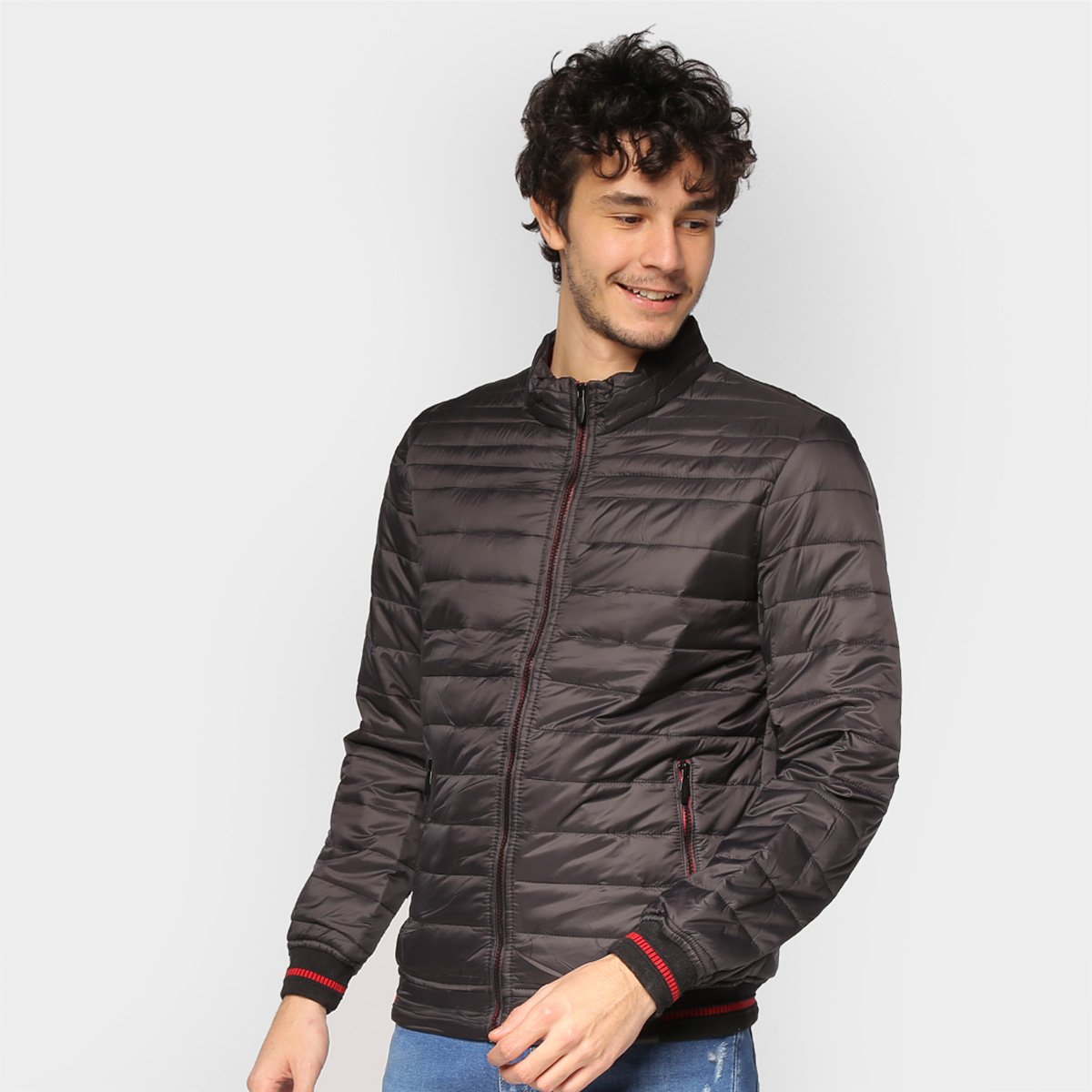 Jaqueta Eagle Rock Nylon Masculina - Preto Menor preço em Jaqueta Eagle Rock Nylon Masculina - Preto