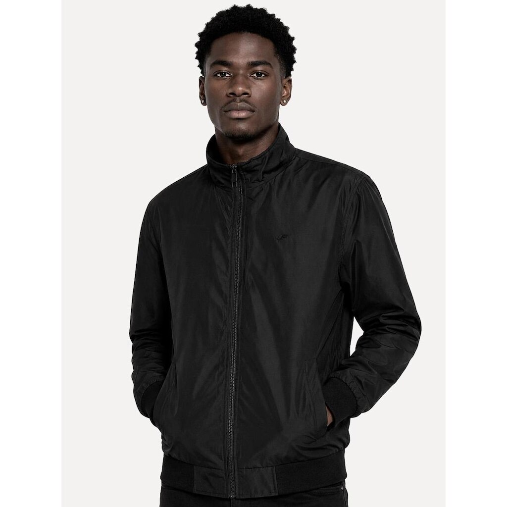 Jaqueta Ellus Masculina Nylon Padding Bomber Preta
