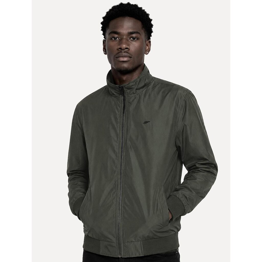 Jaqueta Ellus Masculina Nylon Padding College Bomber Chumbo