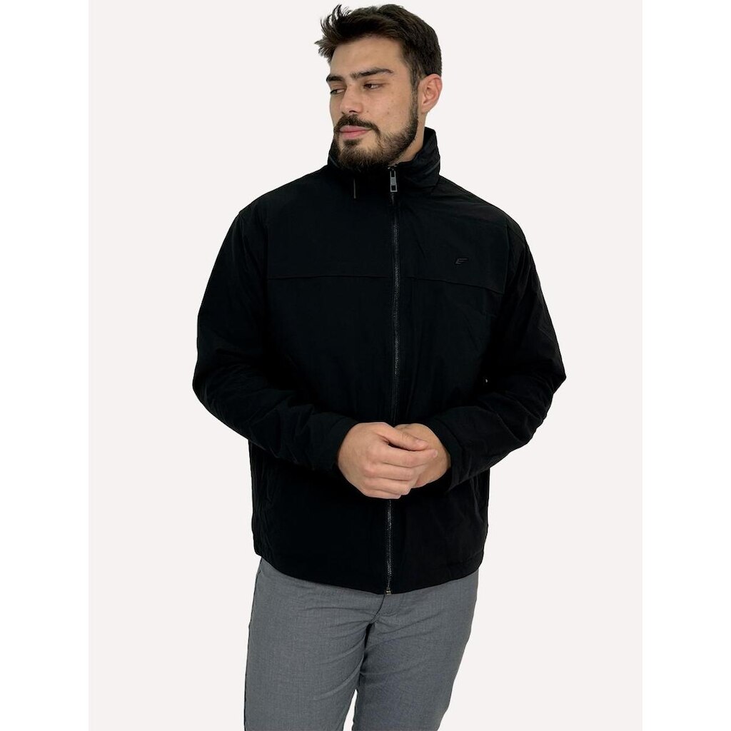 Jaqueta Ellus Masculina Nylon Paper W Hood Preta
