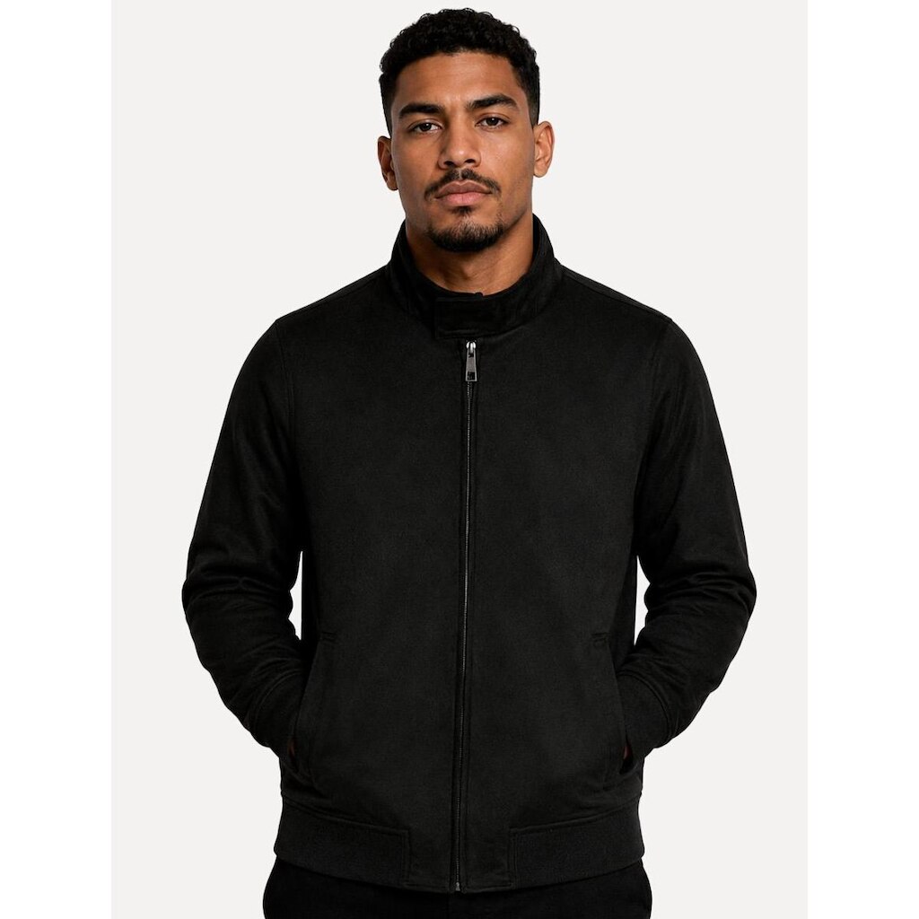 Jaqueta Ellus Masculina Suede Turtle Preta
