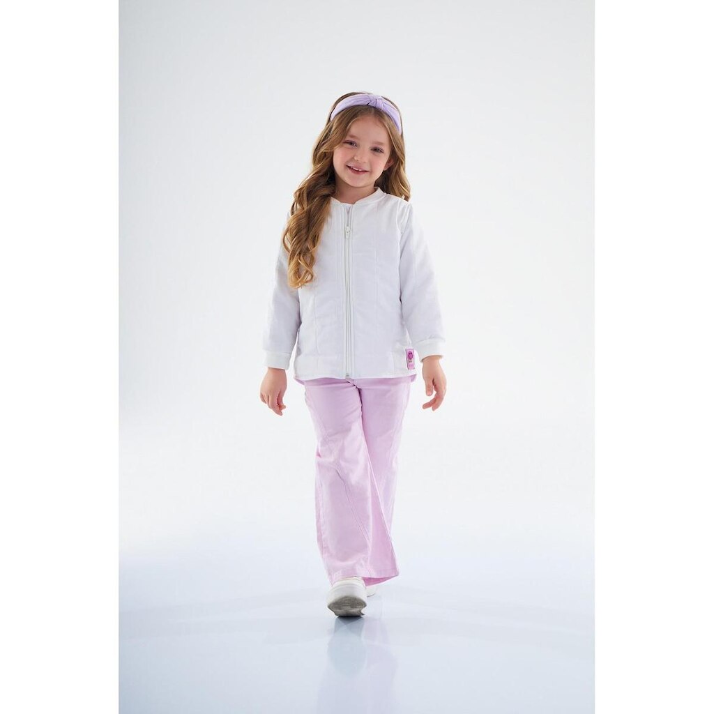 Jaqueta em Matelassê Infantil Feminina Up Baby